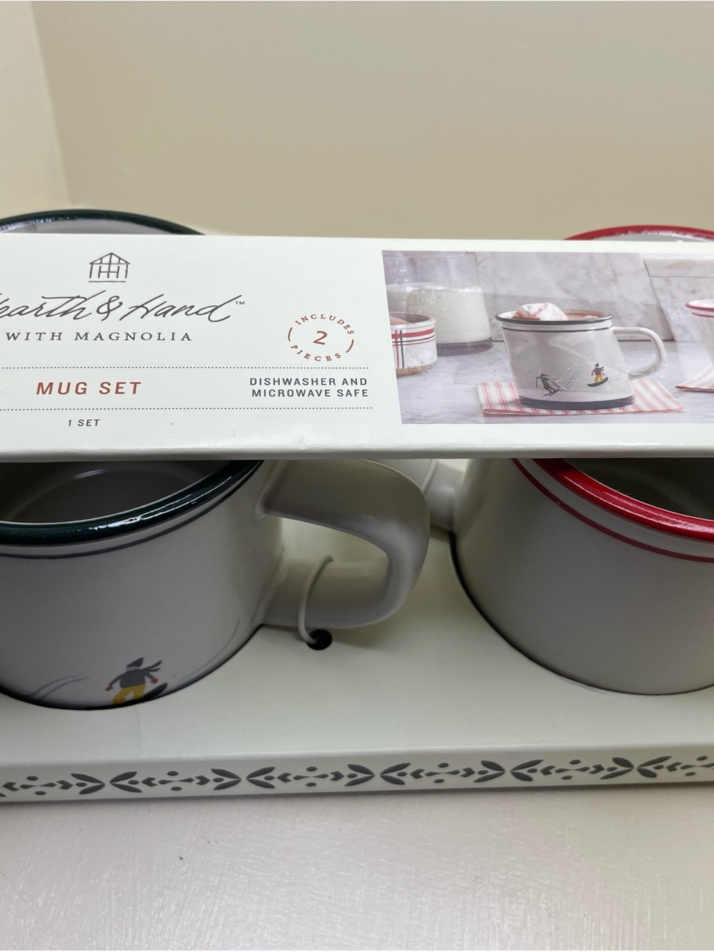 Hearth & Hand with Magnolia Skier Mug Set.